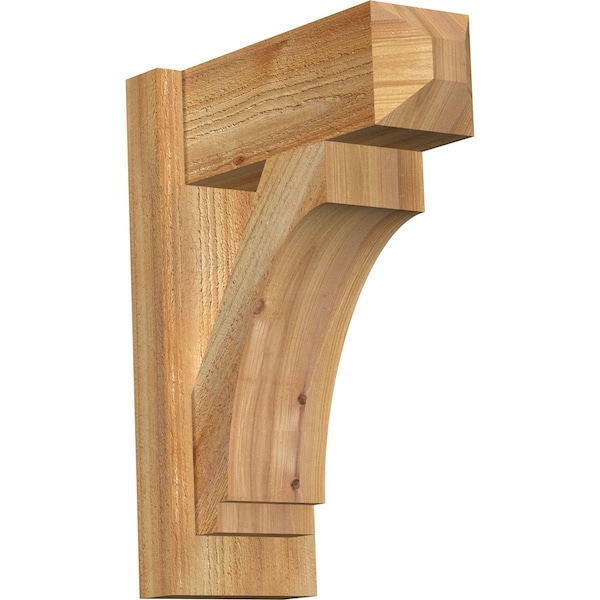 Ekena Millwork Imperial Craftsman Rough Sawn Outlooker, Western Red Cedar, 6"W x 14"D x 18"H OUT06X14X18IMP04RWR - main